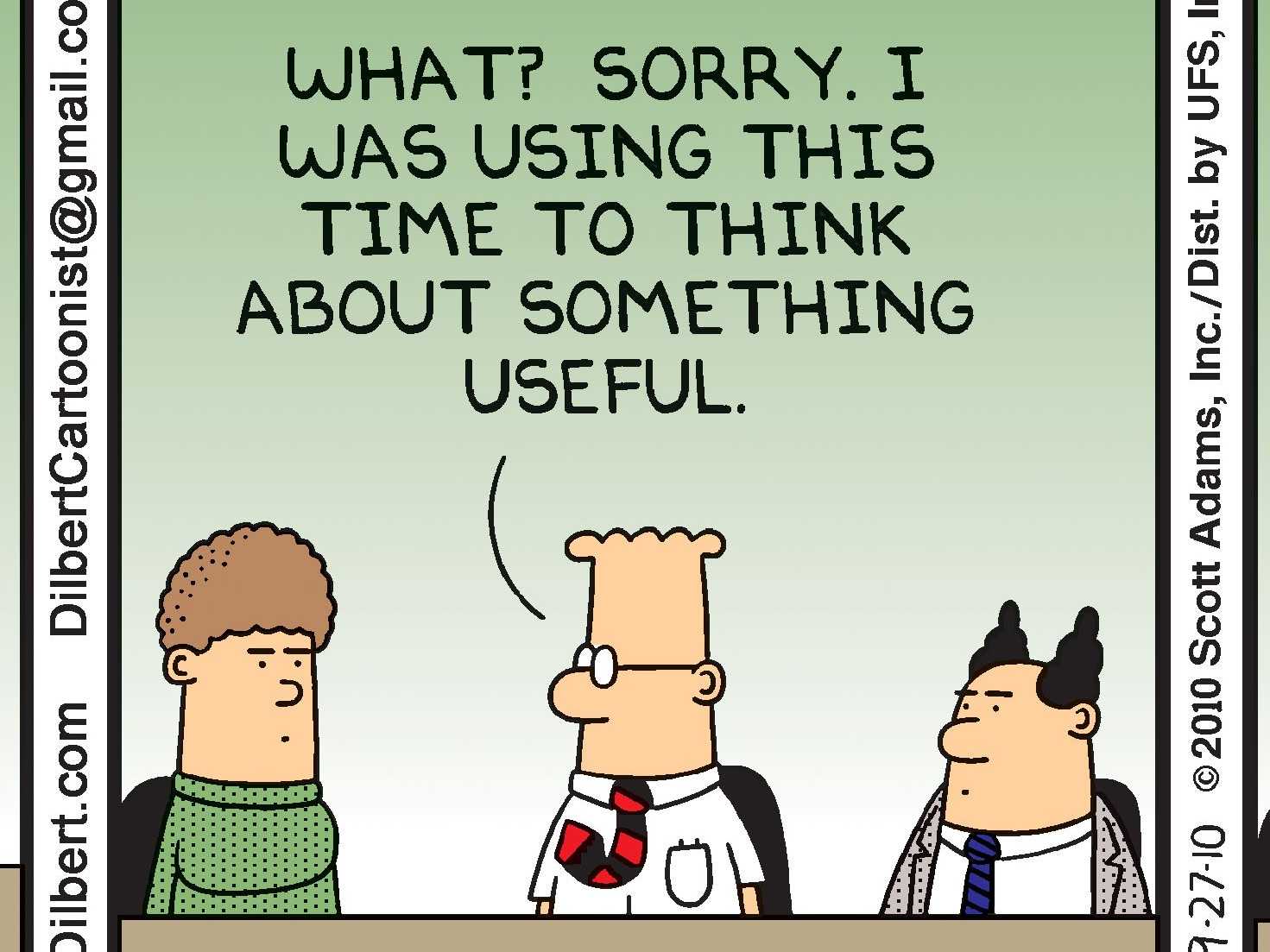 Funny Office Meeting Cartoon